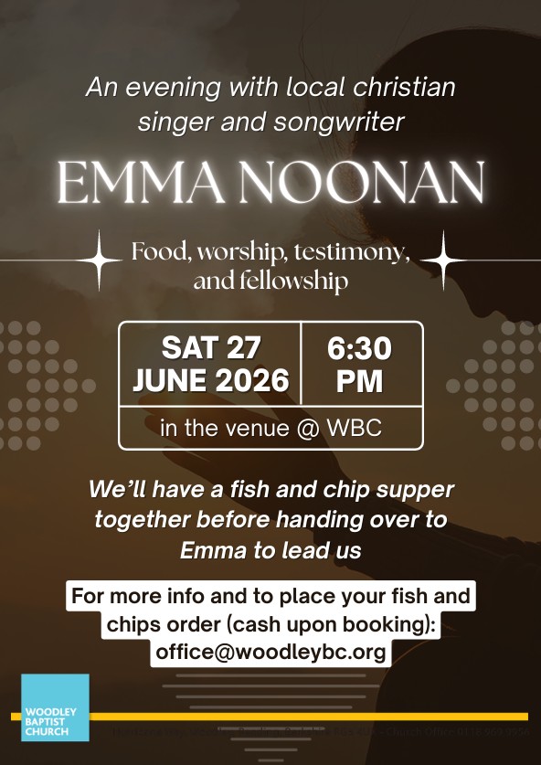 Woodley Baptist Church - Sunday Morning Cafe Church - 2026 Woodley Baptist Church - Sunday Morning Cafe Church - 2026