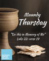 Woodley Baptists Church Maundy Thursday 2026