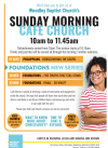 Woodley Baptist Sunday Morning Cafe Church